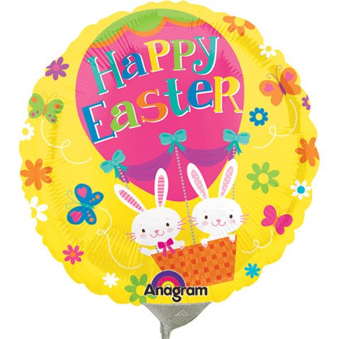 Easter Pre-Inflated - Easter Bunni 9"