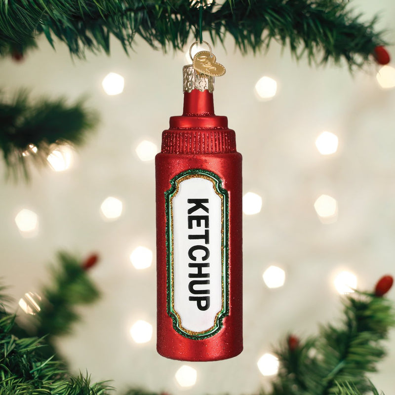Ketchup Glass Ornament - The Country Christmas Loft