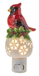Ceramic Cardinal Nightlight - The Country Christmas Loft