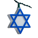 UL 10-Light Hanukkah Star Of David Light Set