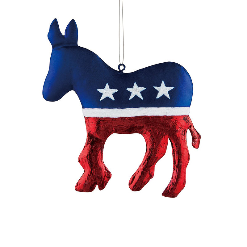 Democrat Donkey Ornament - The Country Christmas Loft