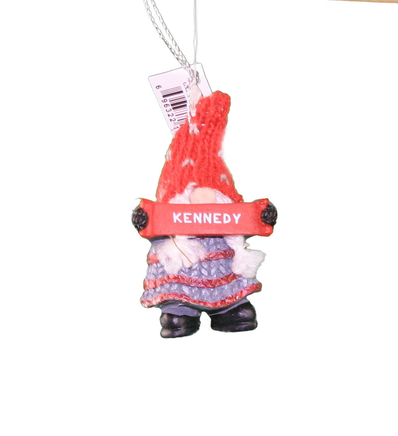 Personalized Gnome Ornament (Letters J-P) - Kennedy - The Country Christmas Loft