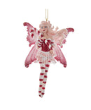 Red Fairy With Candy Cane Ornament - The Country Christmas Loft