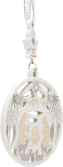Soft White Angel Nativity Ornament - Baby's First - The Country Christmas Loft