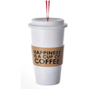 Happiness is a Cup of Coffee - Ornament - The Country Christmas Loft