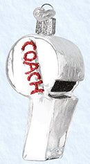 Old World Christmas Coach's Whistle - The Country Christmas Loft