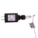 Warm White LED Silver Tinsel Star Treetop - 12 Inch