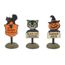 Halloween Signs - Set of 3 - The Country Christmas Loft