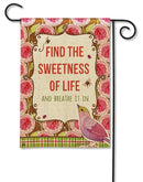 Sweetness Of Life Garden Flag - The Country Christmas Loft