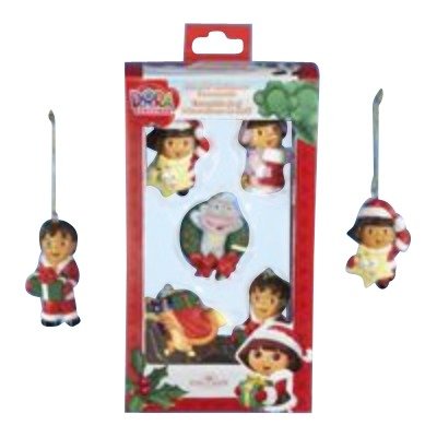 Dora The Explorer Mini 5Pc Ornament - The Country Christmas Loft