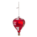 Coca-Cola Glass Hot Air Balloon Ornament - The Country Christmas Loft