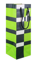 Heavyweight Bottle Gift Bag - Boho Checks