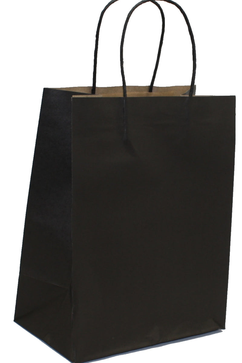 Medium Kraft Gift Bag - Black - The Country Christmas Loft