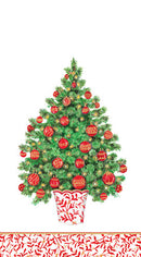 Decorated Tree - Guest Towel - The Country Christmas Loft
