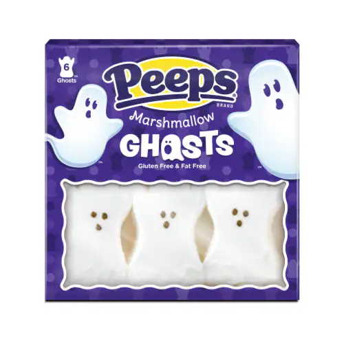 Peeps - Marshmallow Spooky Ghosts - 6 piece - The Country Christmas Loft