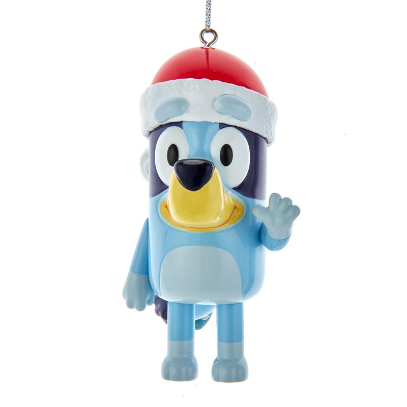 Bluey With Santa Hat Ornament - The Country Christmas Loft