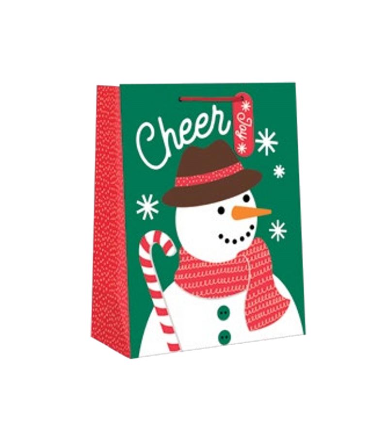 Juvenile Giftbag - Snowman - Medium - The Country Christmas Loft