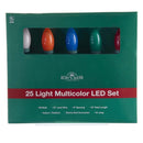 25-Light Multi-Colored LED C9 Bulb Light Set - The Country Christmas Loft