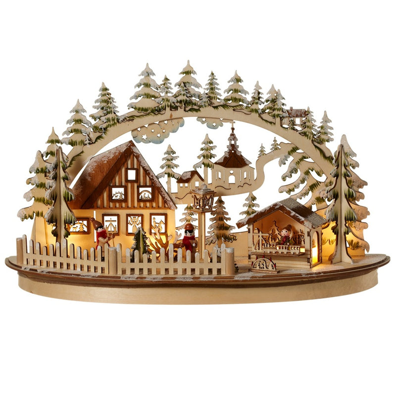 Lighted LED City Scene - The Country Christmas Loft