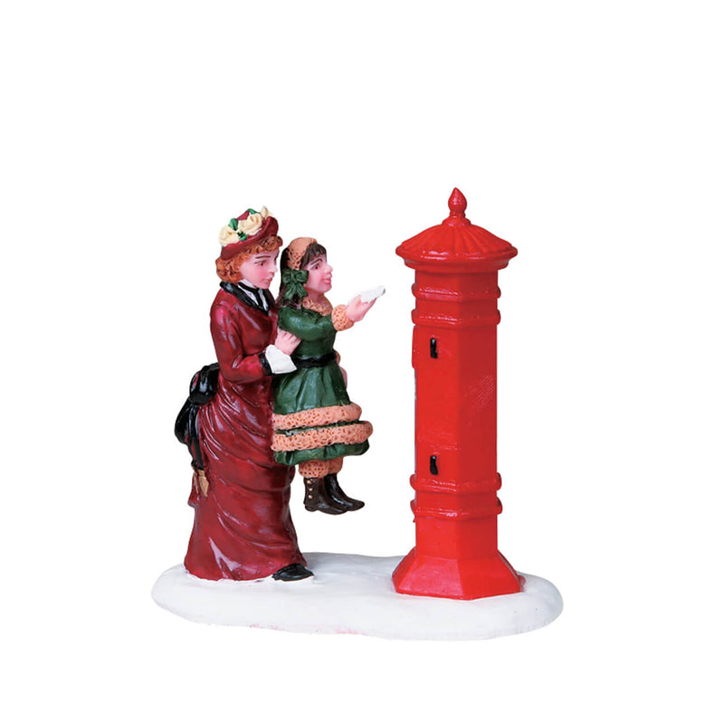 Letter to Santa Figurine - The Country Christmas Loft
