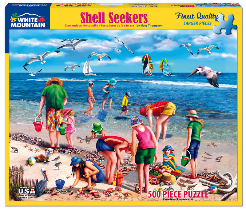 Shell Seekers - 500 Pieces - The Country Christmas Loft