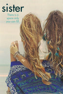 Friendship Card - A Space Only A Sister Can Fill - The Country Christmas Loft