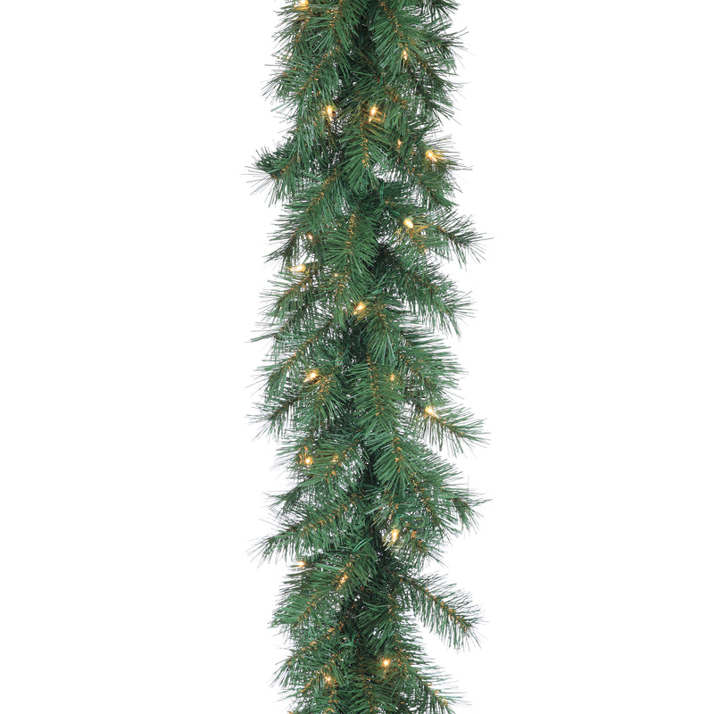 9'x10" Aspen Spruce Garland - Clear Lights - The Country Christmas Loft