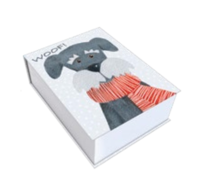 Chunky Mini Christmas Notepad - Woof Dog - The Country Christmas Loft