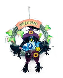 10 Inch Crow Wreath - Purple - The Country Christmas Loft