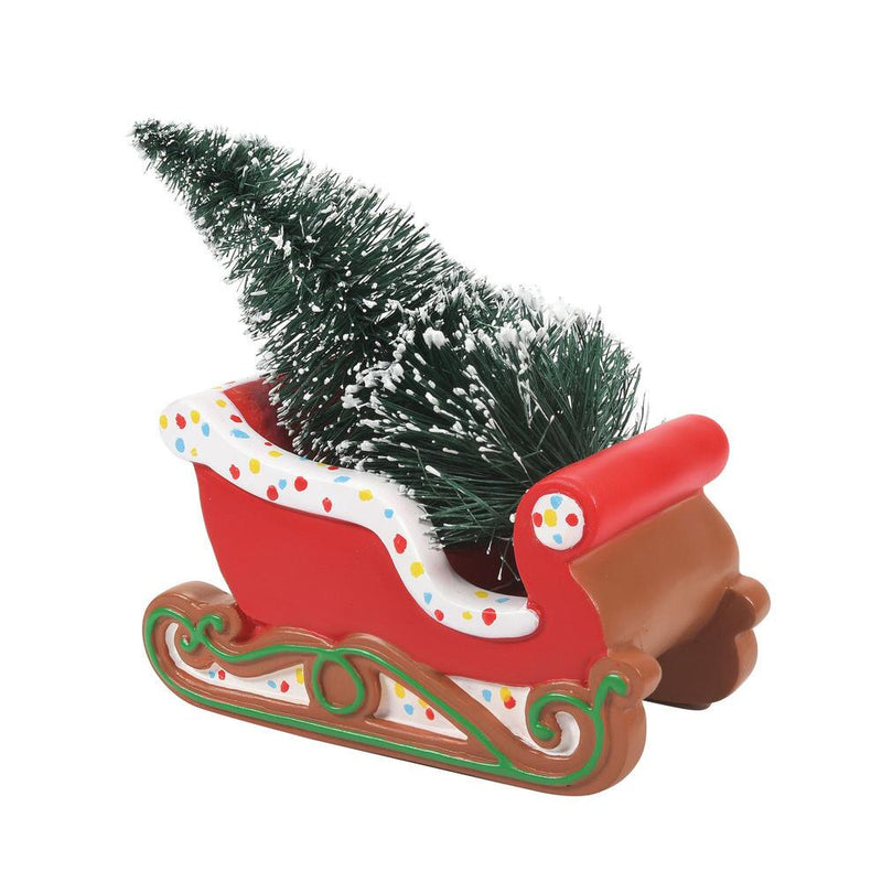 Gingerbread Christmas Sleigh - The Country Christmas Loft
