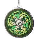 Shamrock Stained Glass Ornament - - The Country Christmas Loft