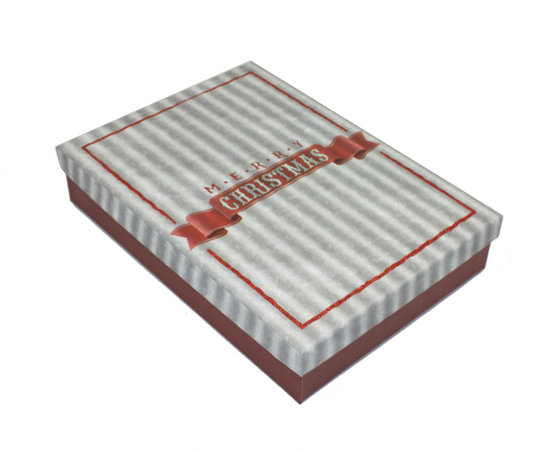 Rectangular Gift Box - 10x7x2 - - The Country Christmas Loft