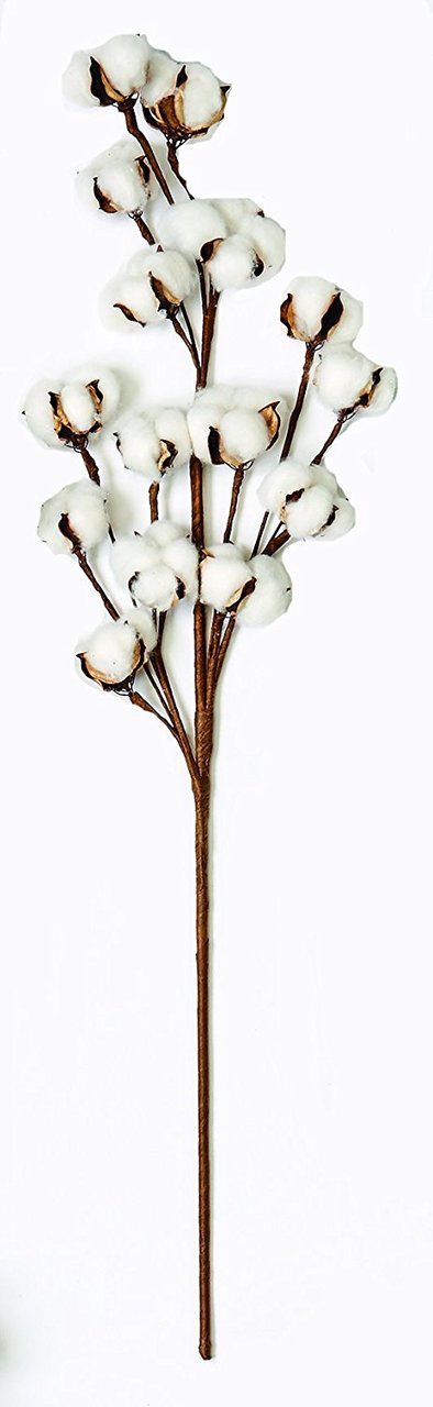 30 inch Cotton Spray Natural - The Country Christmas Loft