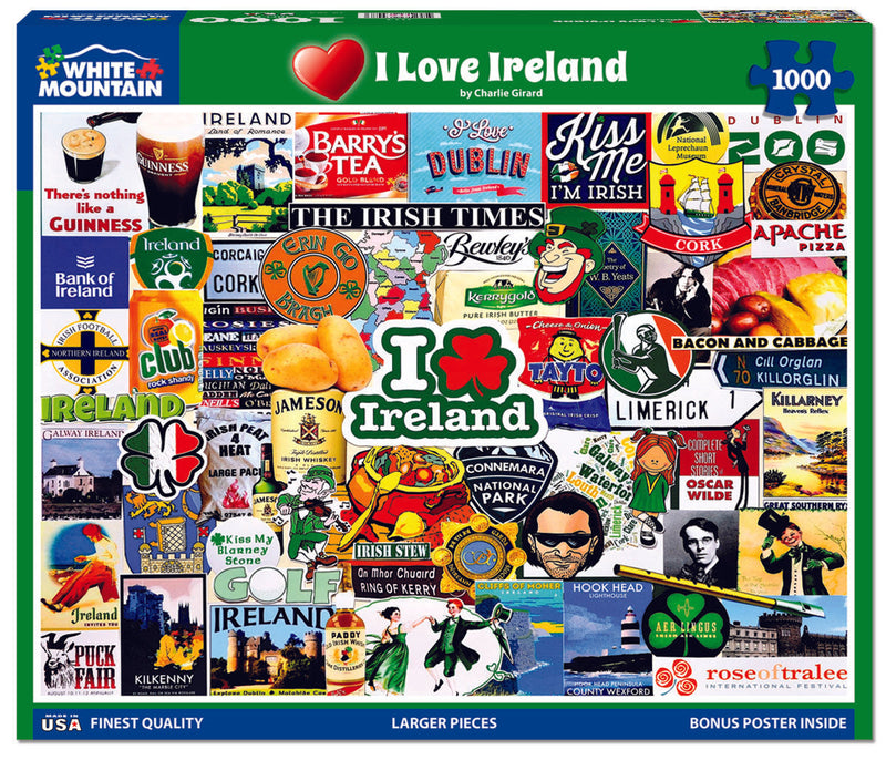 I Love Ireland Puzzle - 1000 Piece