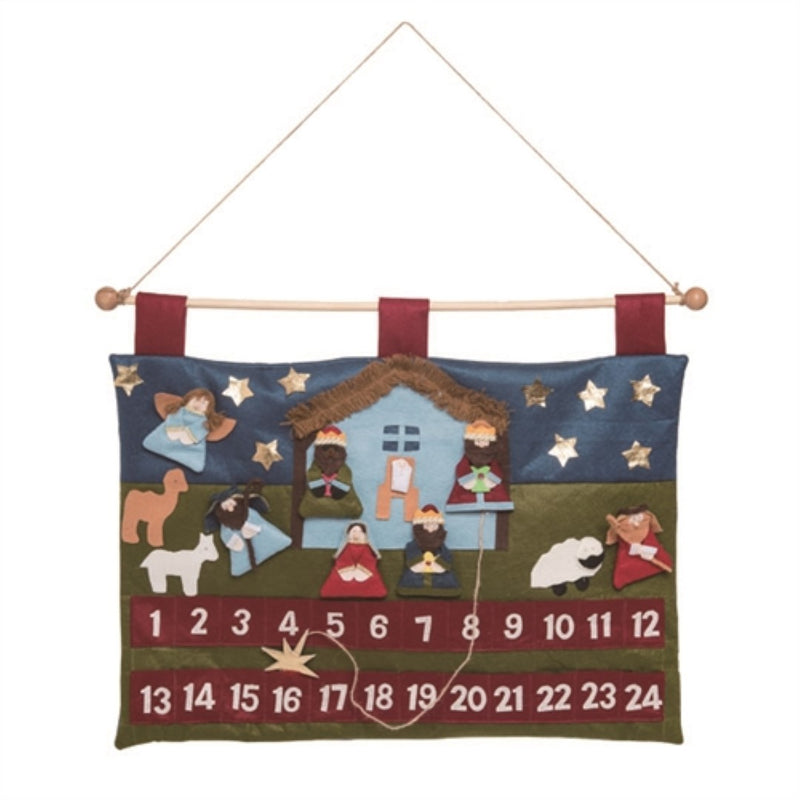 Felt Nativity Advent Calendar - The Country Christmas Loft