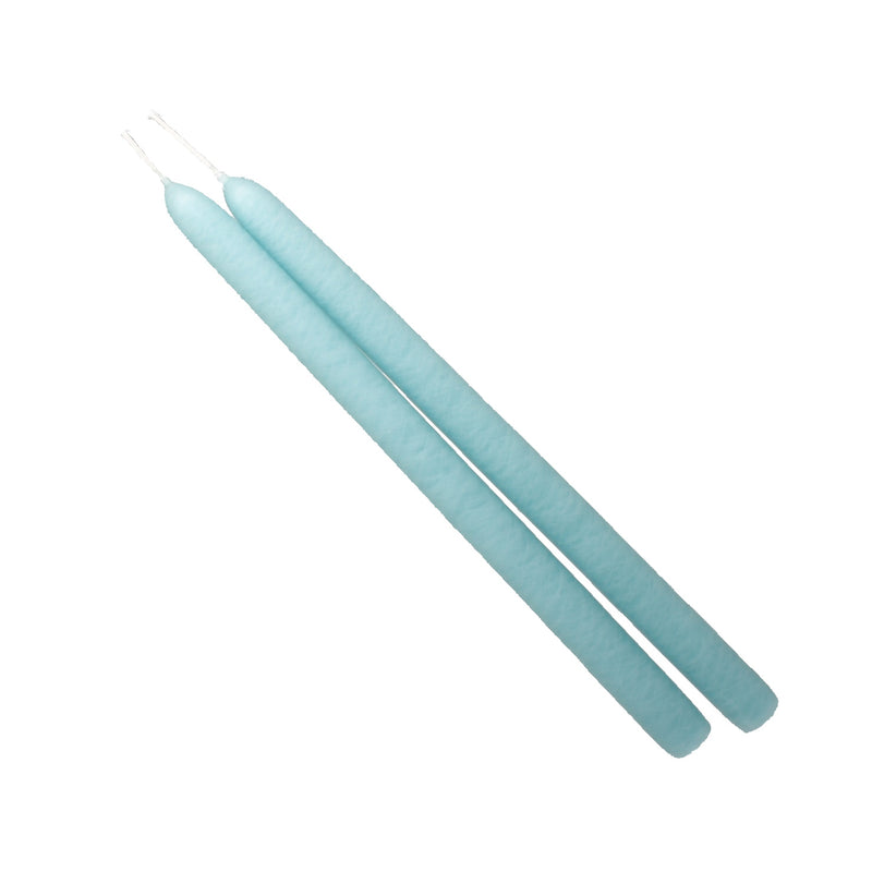 Mole Hollow Taper Pair (Caribbean Blue) - - The Country Christmas Loft