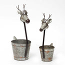 Reclaimed Metal Reindeer - - The Country Christmas Loft