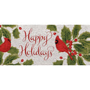 Cardinal Birdhouse Coir Door Mat - Jumbo - The Country Christmas Loft