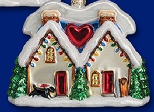Old World Christmas Friendship House Glass Blown Ornament - The Country Christmas Loft