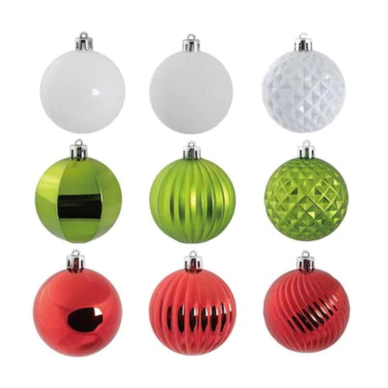 Holiday Living 101-Pack Multiple Colors/Finishes Ornament Set - The Country Christmas Loft