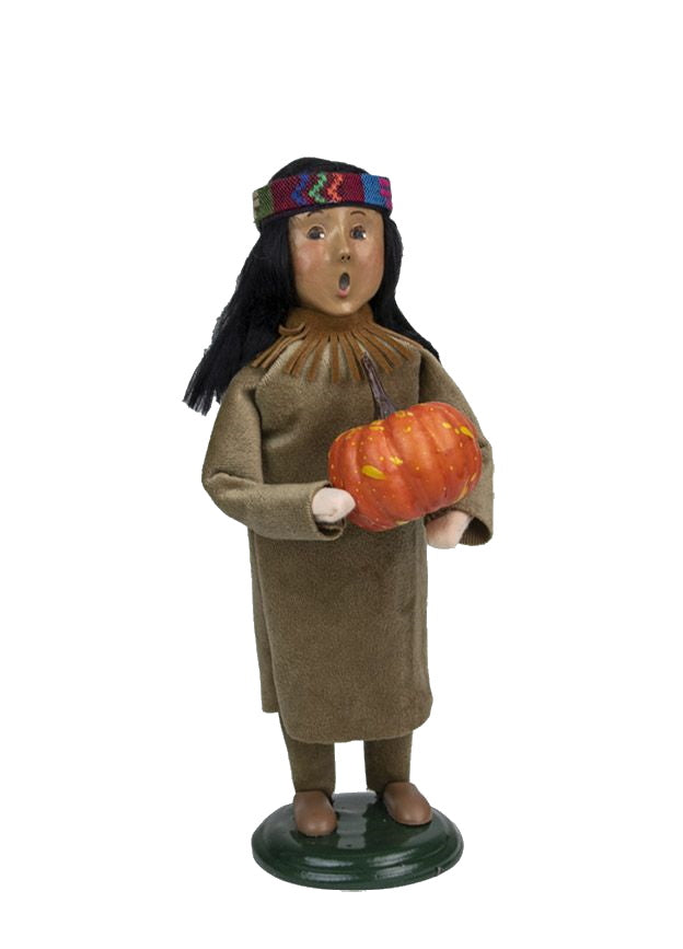 Byers' Choice Thanksgiving Family - Native American Girl - The Country Christmas Loft