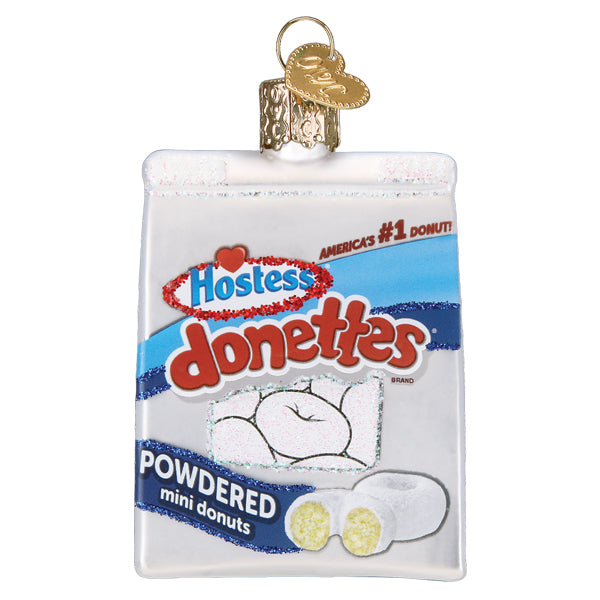 Hostess Donettes  Glass Ornament - The Country Christmas Loft