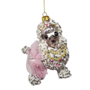 Vintage Glass Poodle Ornament - - Christmas >> Ornaments >> Animals - by Sterling