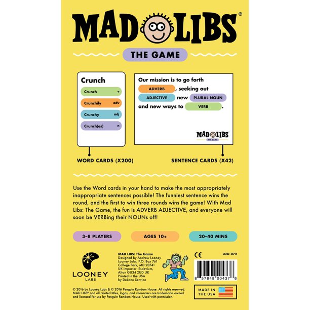 Mad Libs The Game - The Country Christmas Loft