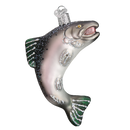 King Salmon Glass Ornament