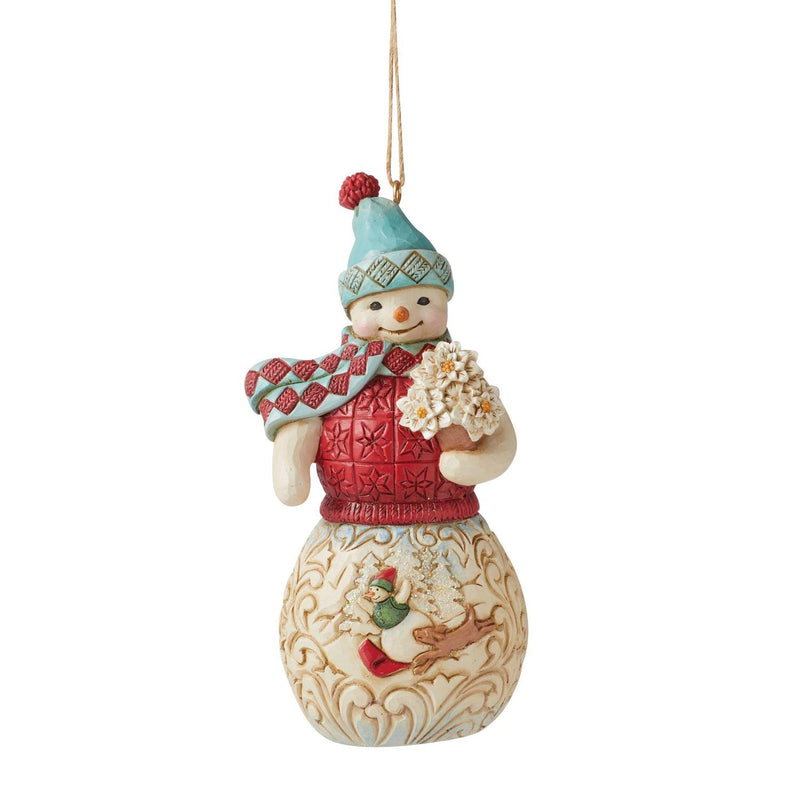 Wonderland Snowman Ornament - The Country Christmas Loft