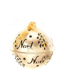 Hanging Word Bell Ornaments - Gold - - The Country Christmas Loft
