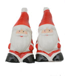 Ceramic Santa Salt and Pepper Set - The Country Christmas Loft