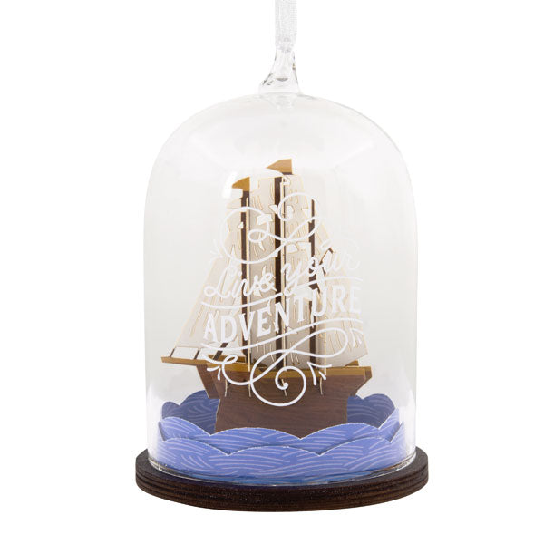 Ship in a Bottle - Hallmark Signature Ornament - The Country Christmas Loft