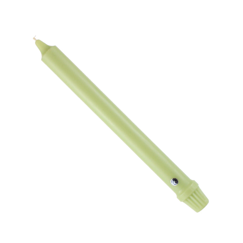 Colonial Candle Single Taper Candle (Willow Green) - 10 Inch - The Country Christmas Loft